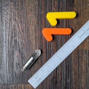 handmade CLEAR QUARTZ CRYSTAL necklace